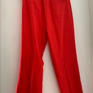 Red high waisted Zara pants